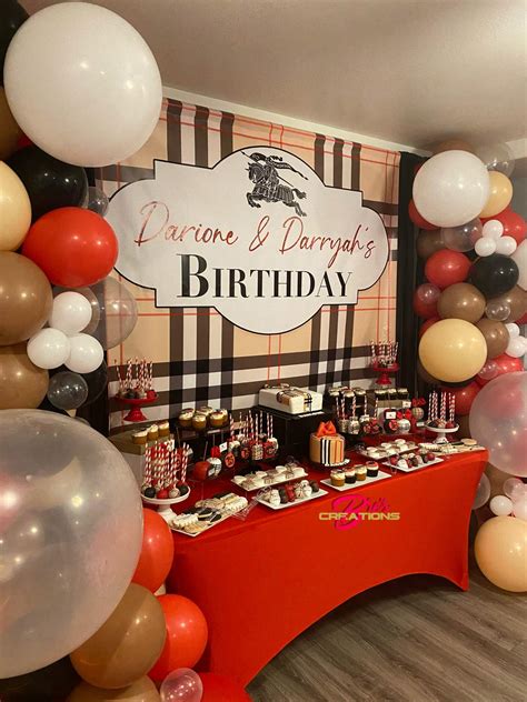 burberry theme|How to Throw a Burberry themed Birthday Party .